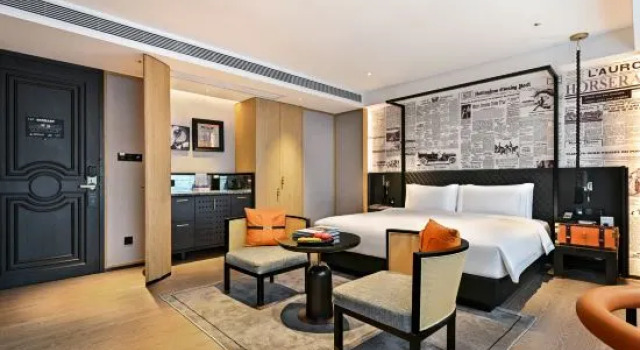 Двухместный номер Luxury Arthur Hotel Luogang Xiangang Metro Guangzhou