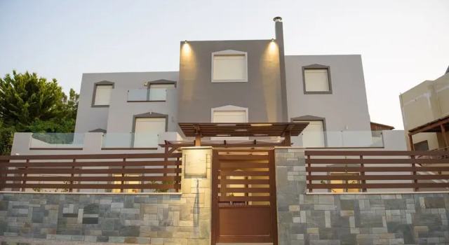 Marie Nicol Apartments Private Pool 3 Bedrooms, Rezerwuj Apartament Hotele w Retimno z parkingiem, Parking