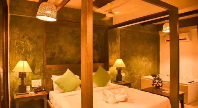 Двухместный номер Superior Oxygen Resorts Morjim Goa
