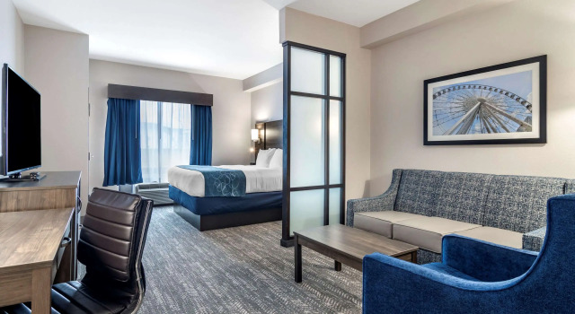 Двухместный люкс Comfort Suites McDonough Atlanta South