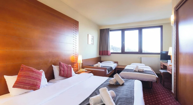 Четырёхместный номер Classic Hôtel La Plagne Le Terra Nova