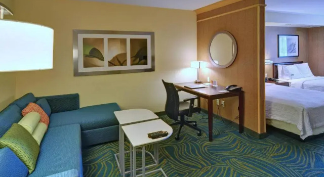 Двухместный люкс SpringHill Suites by Marriott Dallas DFW Airport East Las Colinas Irving