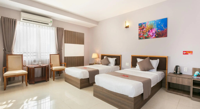 Двухместный номер Deluxe Khách sạn San Hô Vũng Tàu