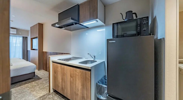 Трёхместный номер Standard с балконом Apartment Hotel 11 Kuromon 5