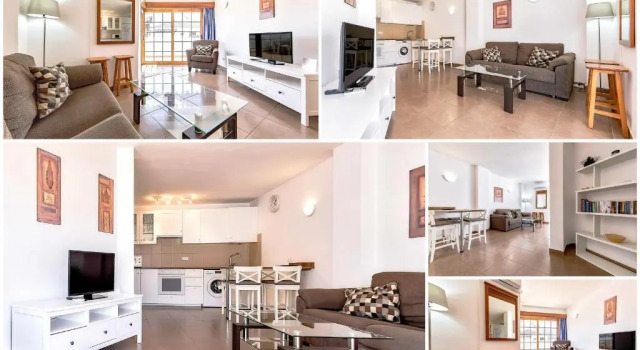 Апартаменты с 2 комнатами с видом на бассейн Apartmento Parque Royale I