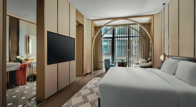 Двухместный номер Premium с видом на сад Hotel Indigo Wuxi Qingming Bridge by IHG