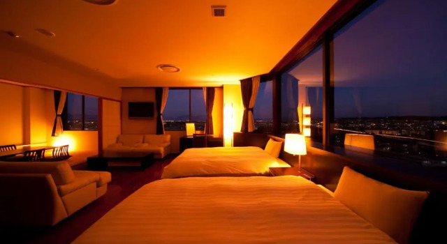 Номер Deluxe Kikunan Onsen Yubel Hotel