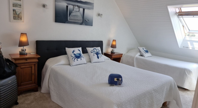 Трёхместный номер Standard Hotel Spa La Malouinière Des Longchamps - Saint-Malo