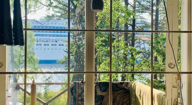 Коттедж Charmig stuga av rustik stil i Stockholms område
