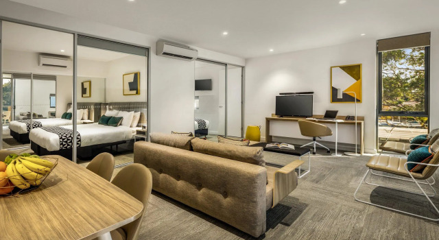 Апартаменты с 2 комнатами Quest Macquarie Park