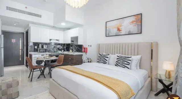 Vogue | Jewelz Residence Arjan near Miracle Garden, Забронировать Апартаменты/квартира Аль-Барша , рядом с Сад Миракл