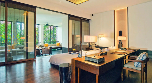 Двухместный люкс c 1 комнатой с видом на сад InterContinental Bali Sanur Resort by IHG