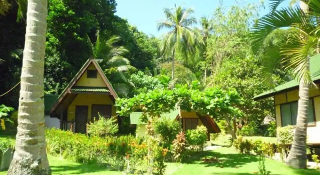Бунгало c 1 комнатой с видом на сад Coconut Garden Island Resort