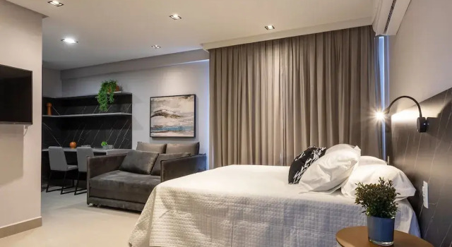 Номер Standard Flat com Vista Mar - WAY Tambaú