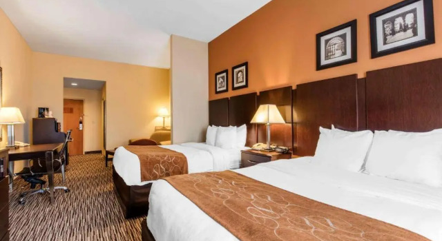 Четырёхместный номер Standard Comfort Suites Murfreesboro Shopping District