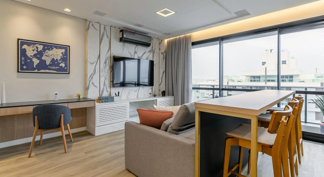 Vista Mar Em Condomínio Com Foodhall Toptower#ca47, Забронировать Отель Флорианополис South of Brazil, рядом с Hercilio Luz Square