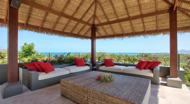 Вилла Villa Kohia, stunning sea views, breakfast, serviced daily, private dining service on request, North Chaweng