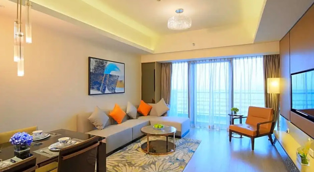 Люкс с 2 комнатами Huafa Exhibition Executive Aparthotel