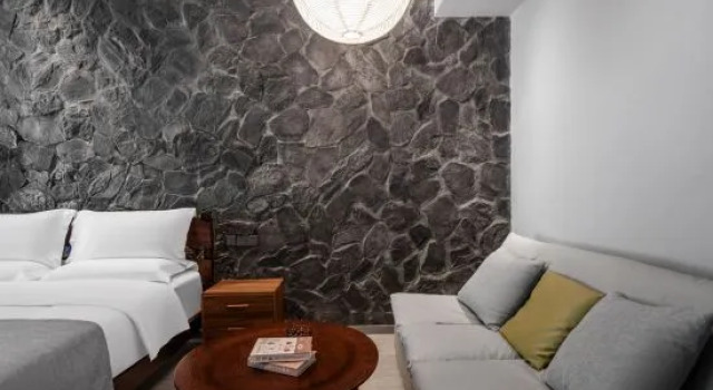Семейный люкс с 2 комнатами Qingcheng Houshan ·Yueting Lanshe Hot Spring Homestay