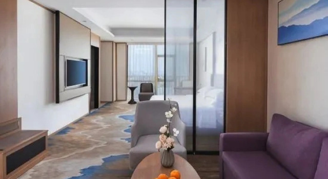 Двухместный люкс Superior Vienna International Hotel (Suzhou High-speed Railway North Station Xiangcheng Huangdai)