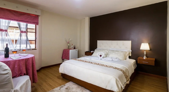 Кровать в общем номере Hotel Boutique Castilla de Leòn