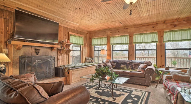 Douglas Lake Cabin w/ Mountain-view Deck & Grill, Boek Hotel Baneberry Tennessee