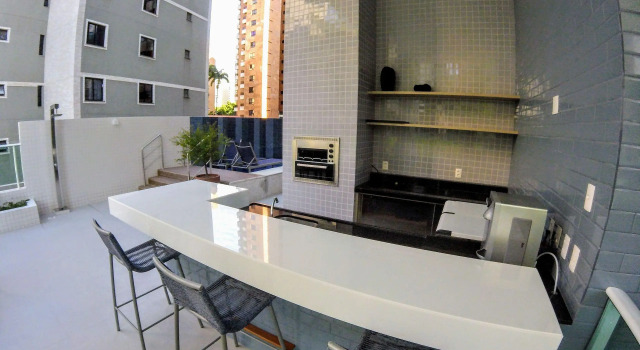 2 quartos, Rooftop a 200m da Feirinha da Beira Mar, Забронировать Отель Мейрелеш Mucuripe