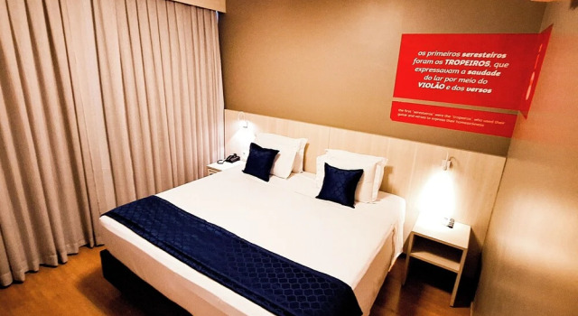 Двухместный номер Deluxe Esuites Belo Horizonte Minascasa
