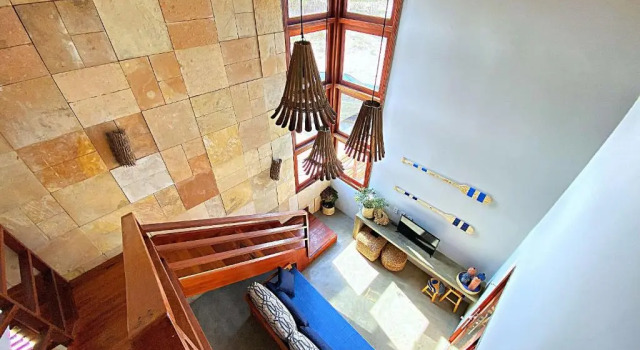Bangalô de 2 pisos com piscina e vista para o mar na melhor localização da Praia de Maramar, Забронировать Вилла Отели Piauí с бассейном, Бассейн