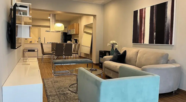 Апартаменты с 3 комнатами с балконом Penthouse near Larcomar 7BR AC Fast Wifi
