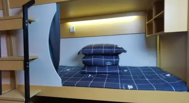 Кровать в общем номере Aidu Hotel Apartment