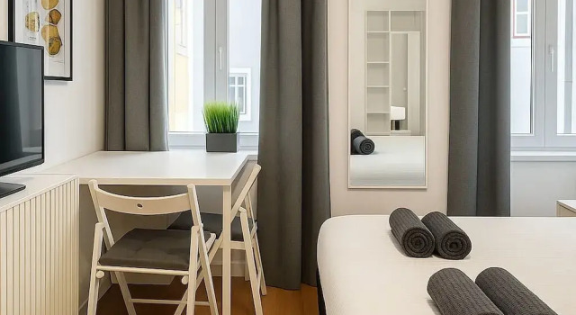 Elegant Studio flat in Central Lisbon, Забронировать Апартаменты/квартира Лиссабон Эстремадура, рядом с Рату