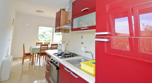 Апартаменты с 2 комнатами с балконом и с видом на море Apartments Vidov by the beach