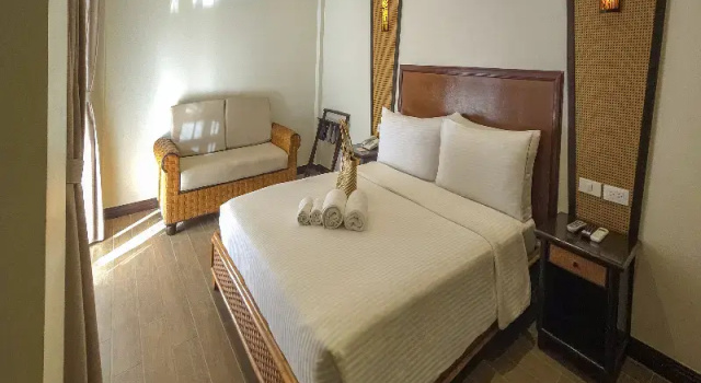 Deluxe Kahden hengen huone näköala uima-altaalle Red Coconut Beach Hotel Boracay