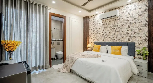 Двухместная студия Standard с балконом и с видом на город Street Studio by Lime Tree Hotel Sector 51 Gurgaon