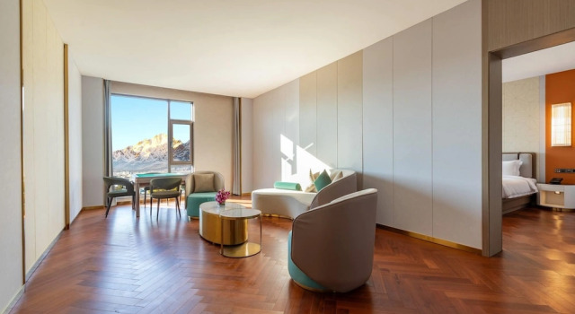 Четырёхместный люкс Deluxe с видом на горы Wyndham Lijiang Yulong