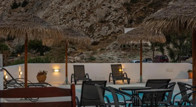 Апартаменты с видом на море Ancient Thera Apartments
