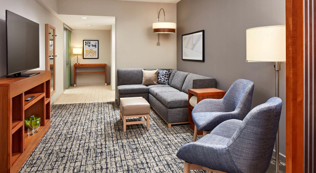Двухместный люкс (с диваном) c 1 спальней Hyatt Place Los Angeles / LAX / El Segundo