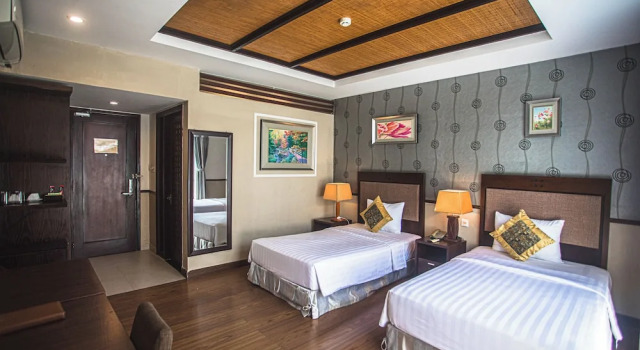 Двухместный номер Deluxe с балконом и с красивым видом из окна Seaside Resort Vung Tau