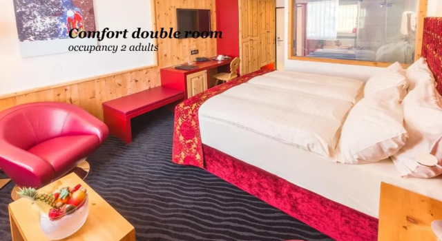 Confort double chambre Sport & Wellnesshotel San Gian St. Moritz