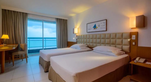 Двухместный номер Deluxe с видом на море Hotel Luzeiros São Luis