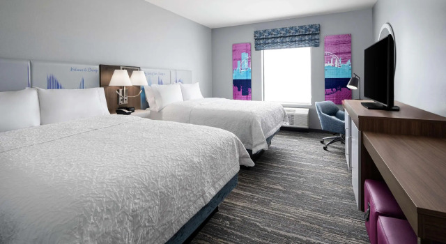 Четырёхместный номер Standard Hampton Inn & Suites Bridgeview Chicago, Il