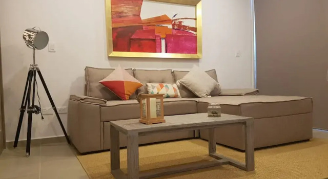 Апартаменты с балконом Comfort & Luxury 1BR condo near 5th Av & the Caribbean beach by Happy Address