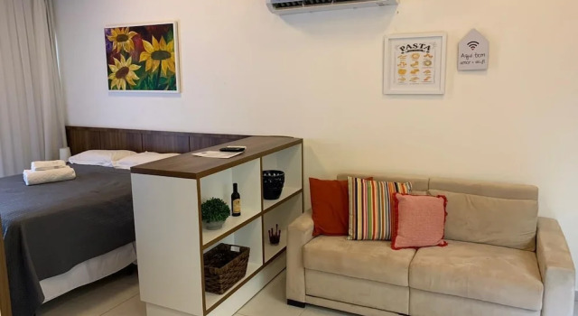 Flat em Pipa RN 600m da rua principal