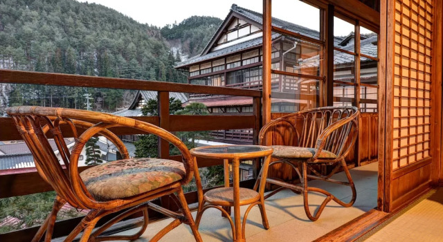 Номер Deluxe с видом на горы Masuya Ryokan