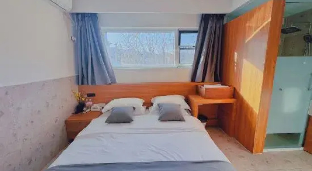 Кровать в общем номере Mu·Great Wall View Homestay (Beijing Badaling Branch)