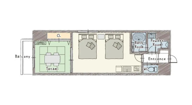 Апартаменты nedoco OSAKA SHINSAIBASHI - formerly FORESTAY Shinsaibashi