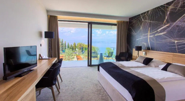 Двухместный номер Superior с балконом и с частичным видом на море Hotel Villa Margaret