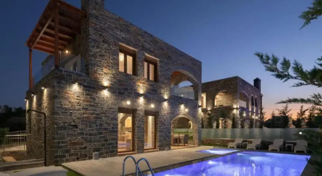 Turtulli Castle Stone Villa 2 - Private Pool Oasis, Забронировать Вилла Гуве Центральный Крит