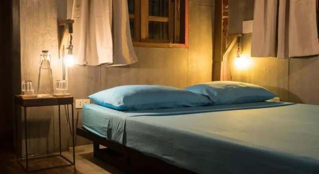 Двухместный номер Deluxe с видом на сад The Flying Fish Hostel